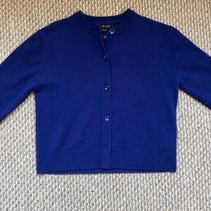 Wool Blend Knit Cardigan